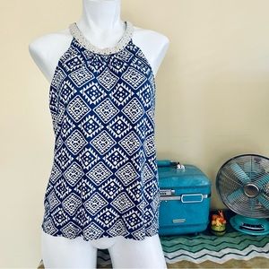 Lucky 🍀 Brand geometric pattern top